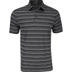 Adidas Two Color Stripe Shirt Polo Short Sleeve Golf Apparel