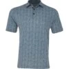 Callaway Glitched Oxford Print Shirt Polo Short Sleeve Golf Apparel