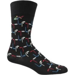 Greg Norman GN Golf Clubs Socks Crew Golf Apparel