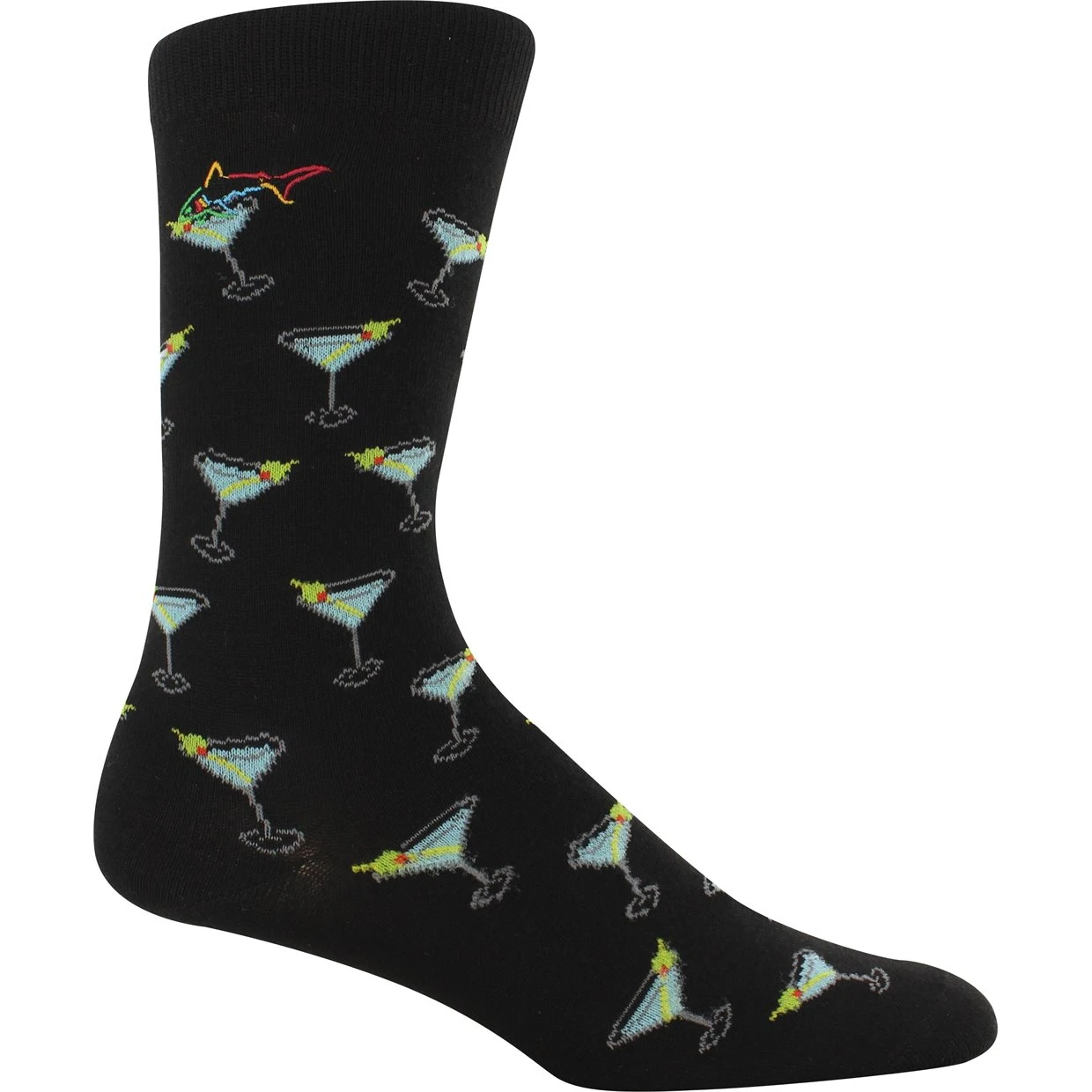 Greg Norman GN Martini Socks Crew Golf Apparel