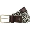 Greg Norman Multi-Color Braided Stretch Accessories Belts Golf Apparel