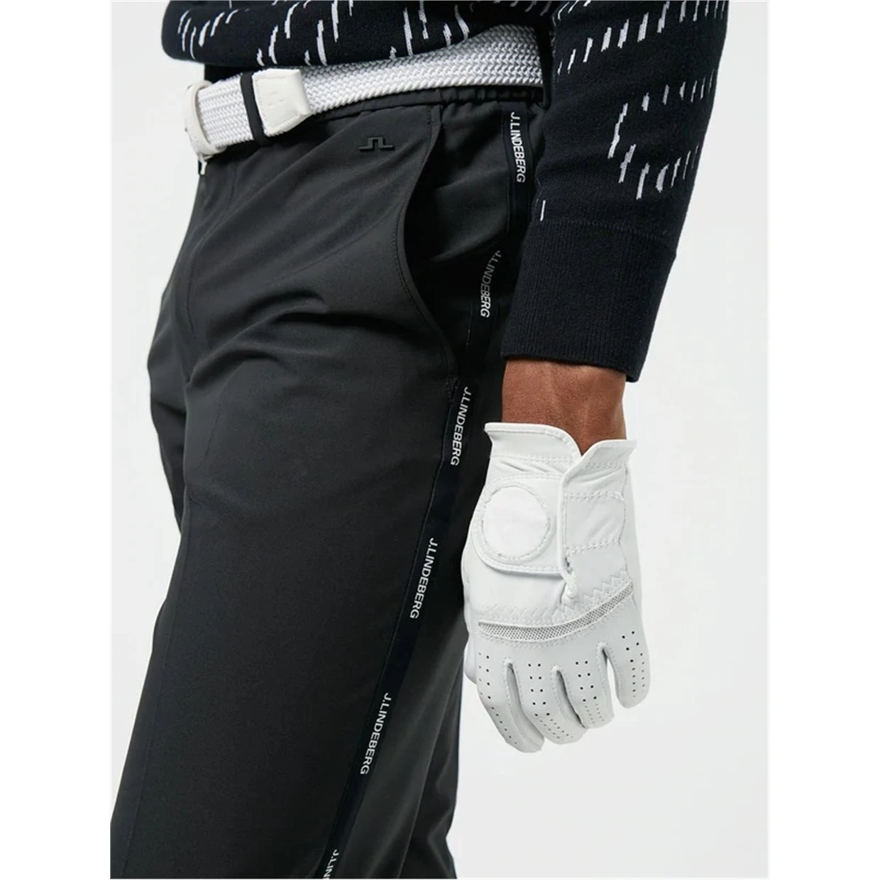 J.Lindeberg J. Lindeberg Stuart Stripe Golf Pants Flat Front Golf Apparel - Image 7