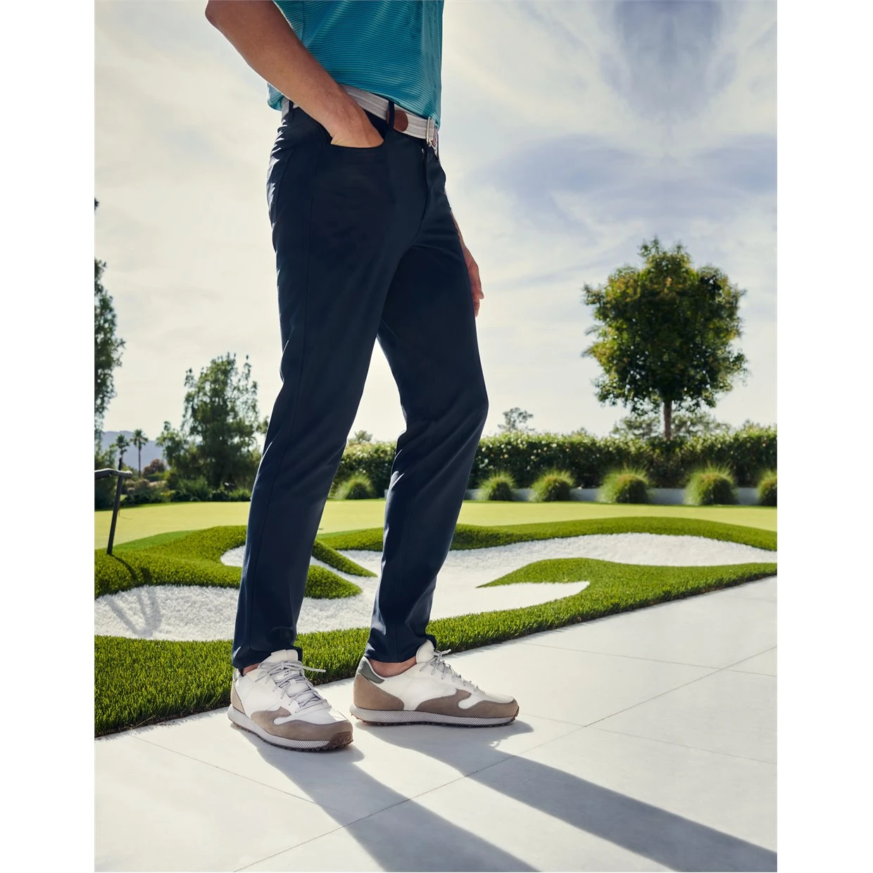 Johnnie-O Cross Country Pants Flat Front Golf Apparel - Image 6