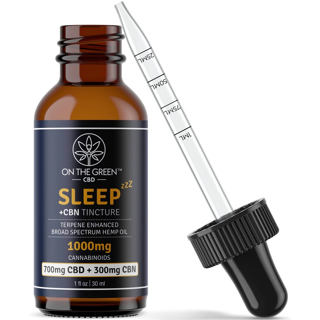 On The Green Sleep Broad Spectrum Tincture CBD (700 MG) + CBN (300 MG) CBD - Image 2