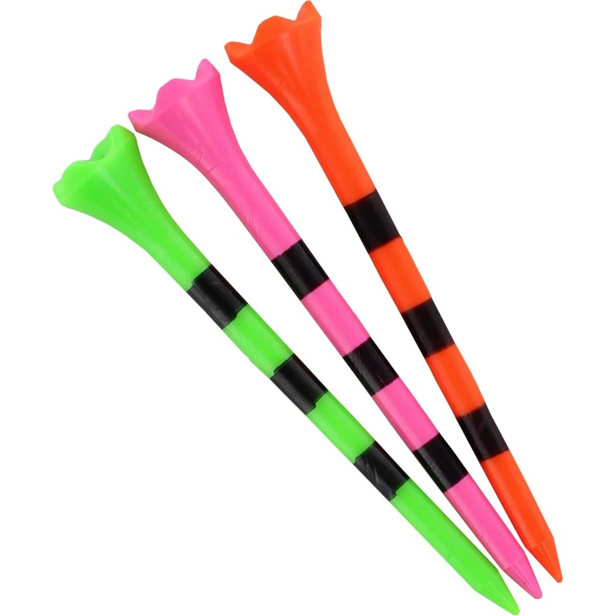 Pride Evolution Striped 3 1/4" 30 Count Golf Tees - Image 2