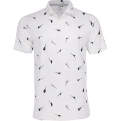 Puma Cloudspun Chords Shirt Polo Short Sleeve Golf Apparel