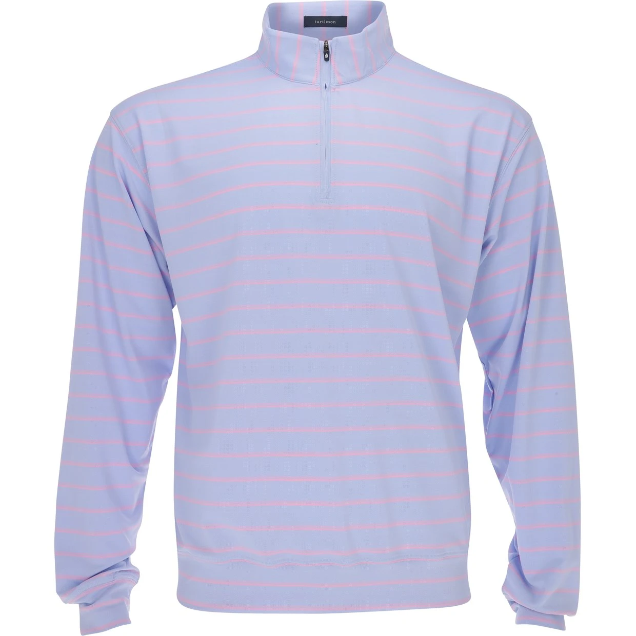 Turtleson Bowen Stripe Oxford 1/4 Zip Outerwear Pullover Golf Apparel