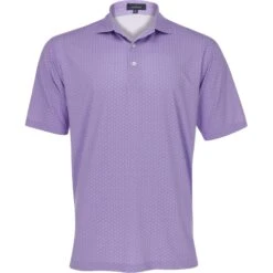 Turtleson Vincent Tortoise Shell Performance Shirt Polo Short Sleeve Golf Apparel